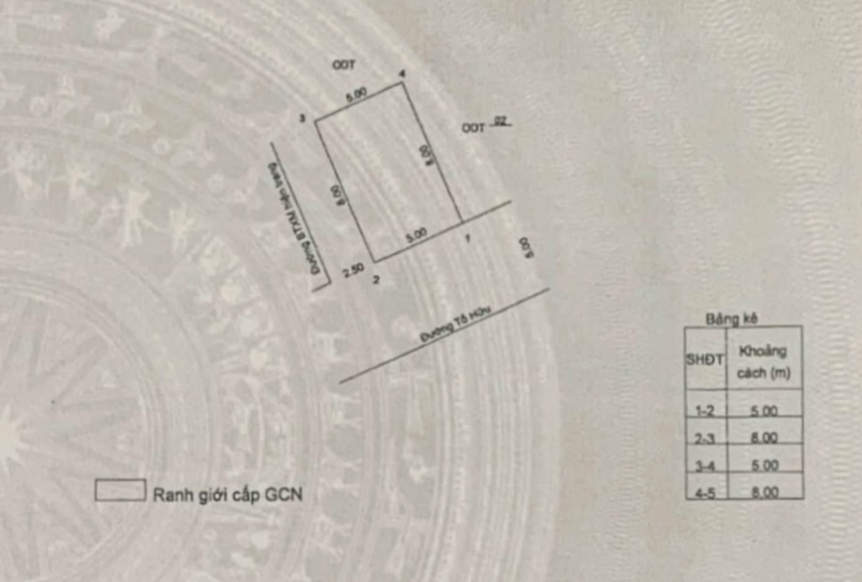 Bán nhà 5 tầng góc cua mặt tiền đường Tố Hữu 