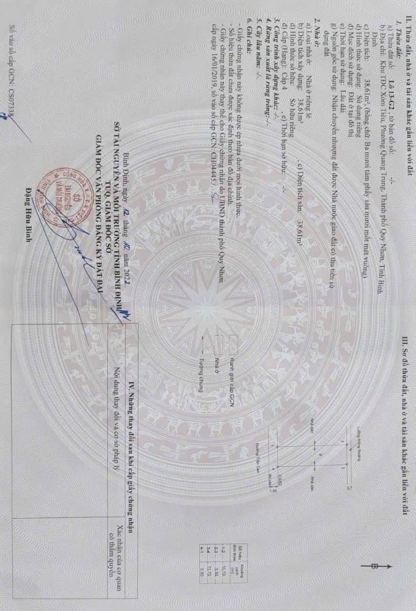 Bán nhà mặt tiền khu Thành Thái, Quy Nhơn nam